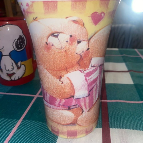 Children's mugs old used, set of 4 pieces