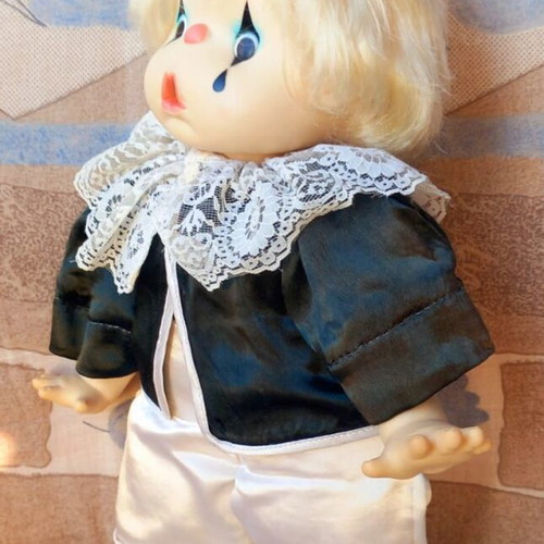 Madonna clown used, Greek company, 80s era, 39 cm