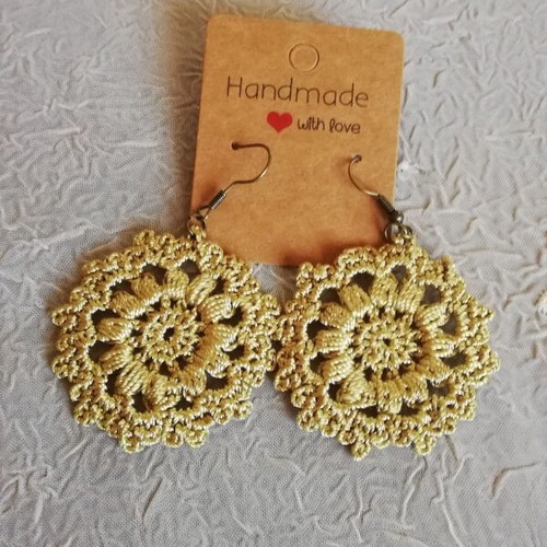 Knitted earrings new, price per pair