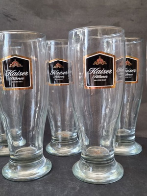 Beer glasses, set of 10, unused