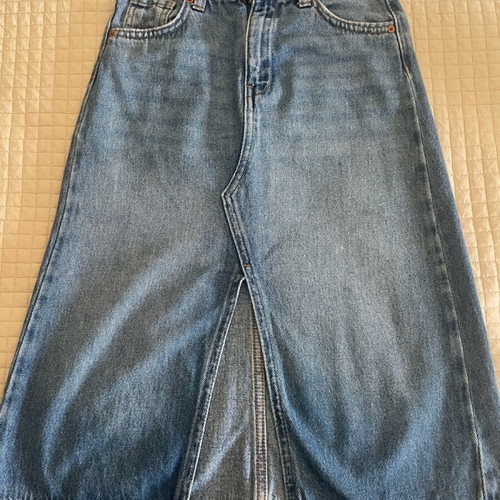 Girls Denim Skirt Zara Like New Blue For 9-10 Years