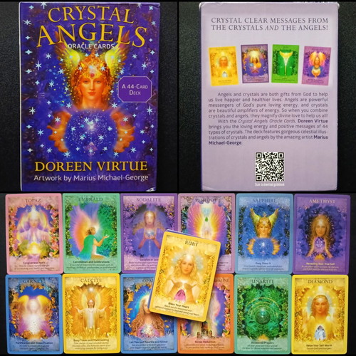 Crystal Angels Oracle Cards deck like new