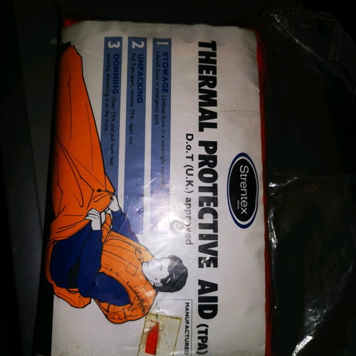 Thermal protective aid blanket new