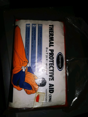 Thermal protective aid blanket new
