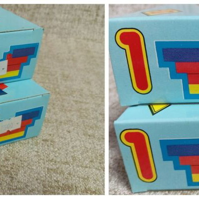 EPA #1 x 2 and EPA #3 Tektos x 2 vintage set of 4 new Greek toys