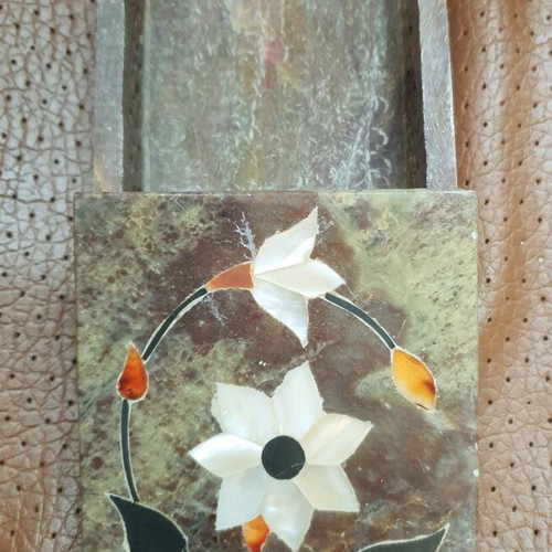 Handmade used stone marble box