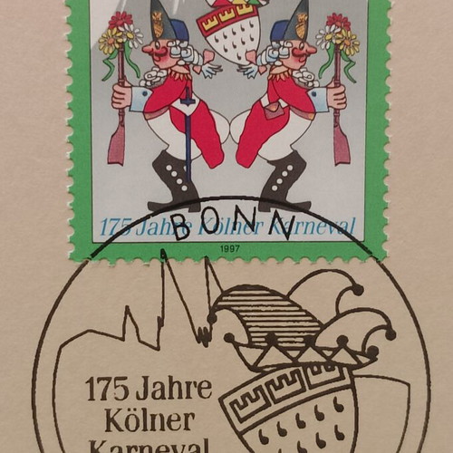 Germany 1997 stamp with Bonn first day cover