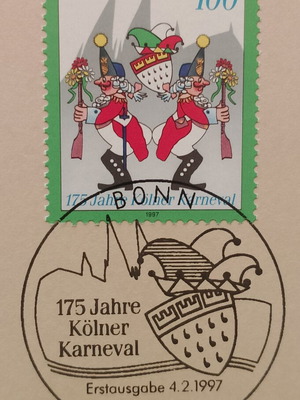 Germany 1997 stamp with Bonn first day cover