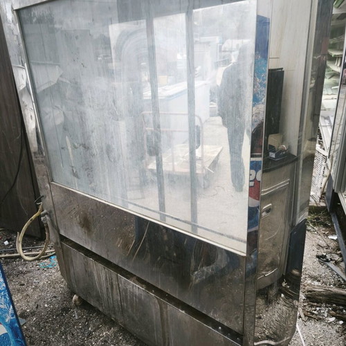 Gas grill used with seven skewers stainless steel
