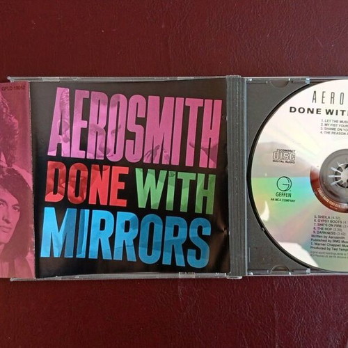 Aerosmith Done With Mirrors CD used, metal