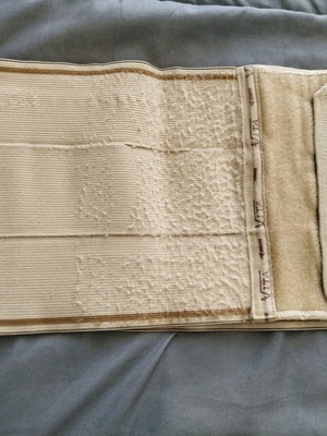 Orthopedic waist belt used with strong velcro