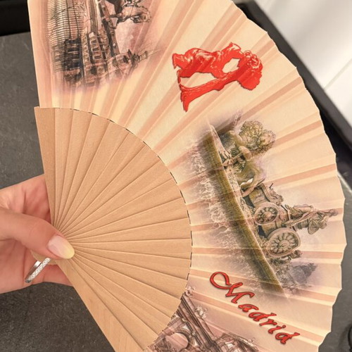 Fan from Spain, beige