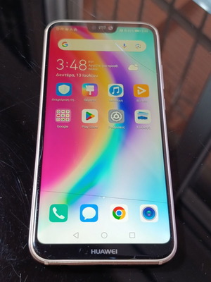 Huawei P20 Lite μεταχειρισμένο Sakura Pink με διπλή κάμερα 16MP+2MP