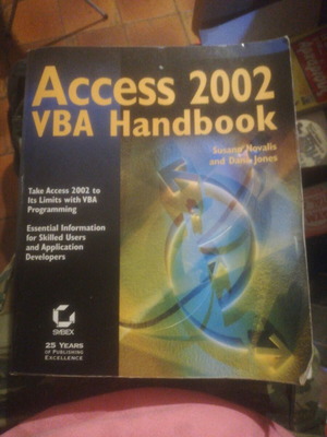Access 2002 VBA Handbook used with CD