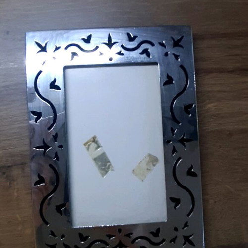 Silver photo frames used, pack of 10 pieces
