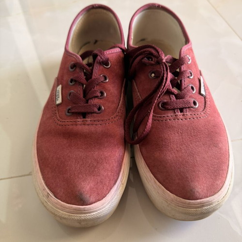 Vans sneakers used, burgundy size 38