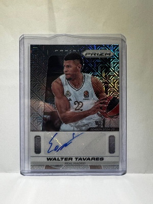 2024-25 Panini Prizm Euroleague Walter Tavares Auto Mojo card new /25