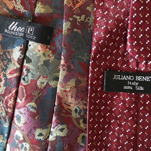 Versace Silk Ties like new, multicolor, made in Italy