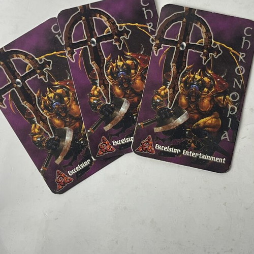 Chronopia Excelsior Entertainment Set of 7 Collectible Mutant Chronicles Cards used