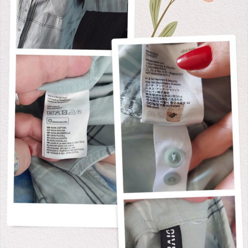 "DEVIDED" by H&M mint cotton shirt, XL-XXL
