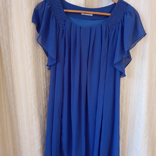 Blue dress like new, size M