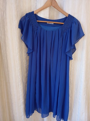 Blue dress like new, size M