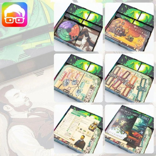 Unconscious Mind Board Game Organizer New with Nightmares Expansion