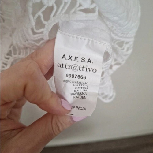 Attrattivo blouse like new, size S, white