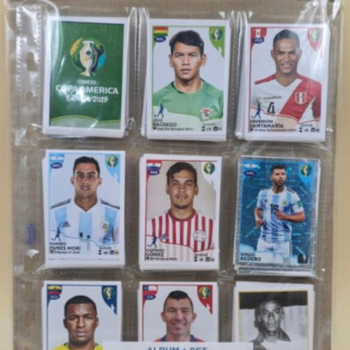 Panini Copa America Brazil 2019 sticker set new with album