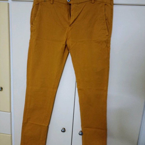 Zara men's pants like new, modern orange color