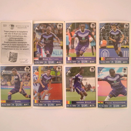 Anderlecht stickers pack of 8