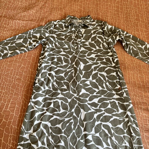 Camel Active summer dress, white and green, size S