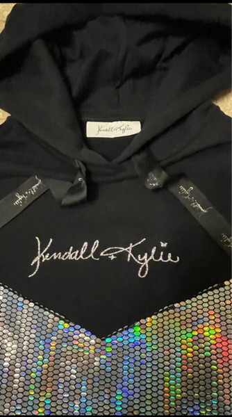 Kendall & Kylie φόρεμα φούτερ με κουκούλα
