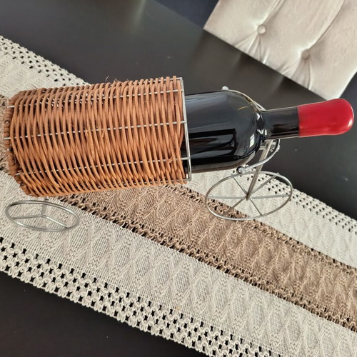Wine holder decorative bicycle used