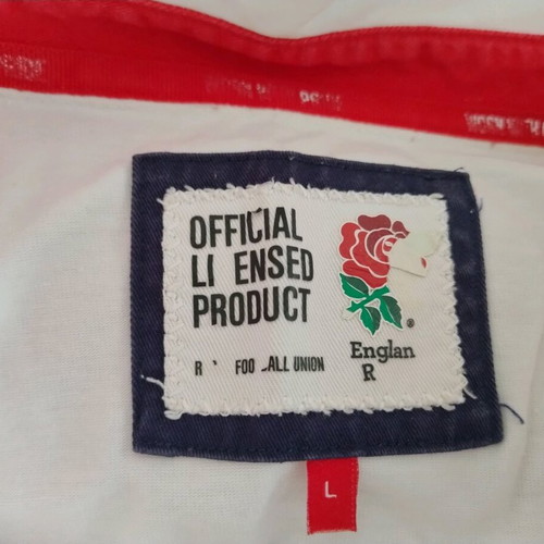 England Rugby men's blouse like new, white, size L