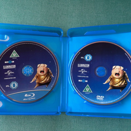 Sing Blu-Ray and DVD 2016 animated film like new