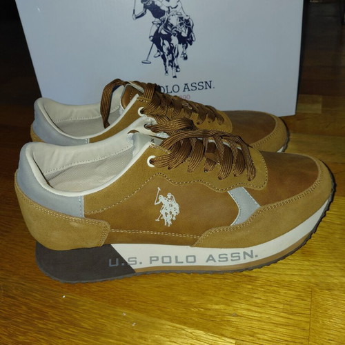 Polo Unisex Athletic Shoes Camel Color Size 41 New