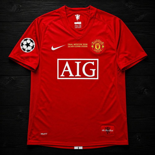 Manchester United 2008 UCL Final Retro Jersey new authentic Ronaldo