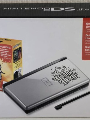 Nintendo DS Lite console Guitar Hero Limited Edition used boxed