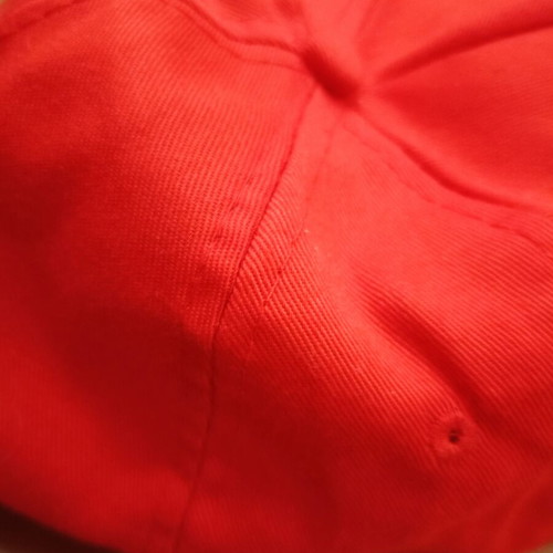 Jockey hat ROLY red like new, one size adjustable