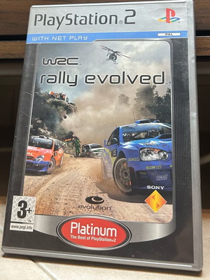 WRC Rally Evolved PlayStation 2 game used, complete Greek version