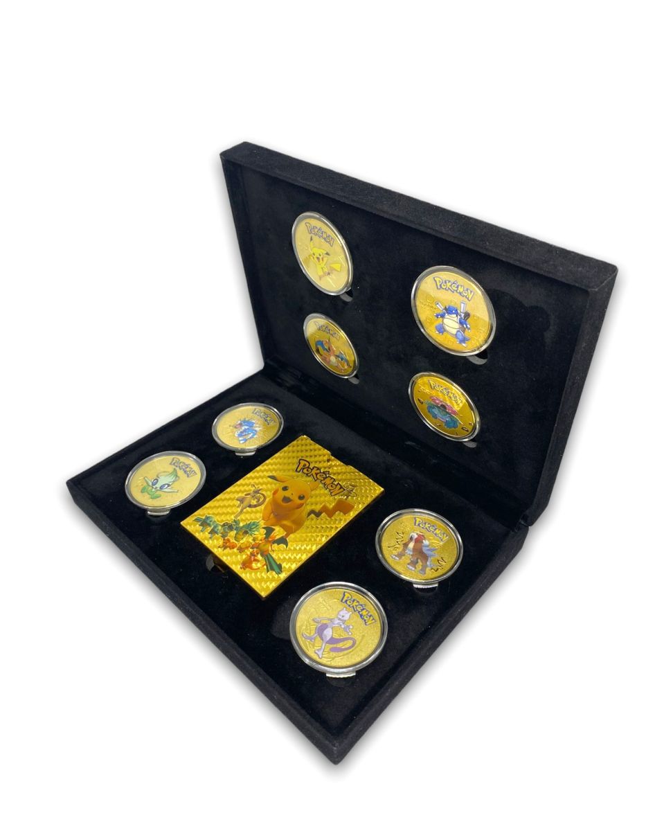 Pokemon collectible case with 8 coins… - € 150,00 - Vendora.cy