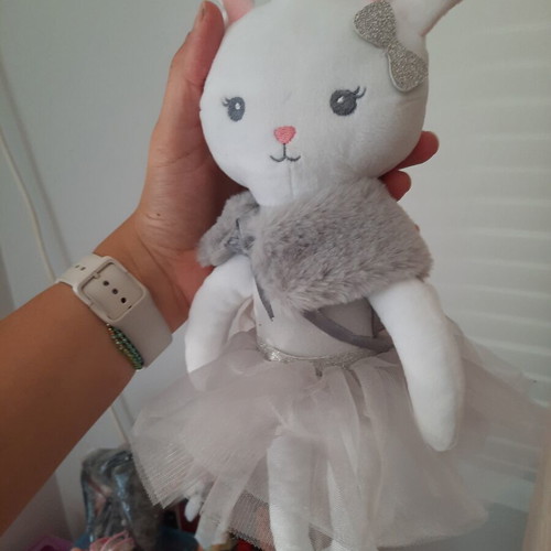Lolly Puffs plush ballerina bunny doll, Amek Toys Tedsy