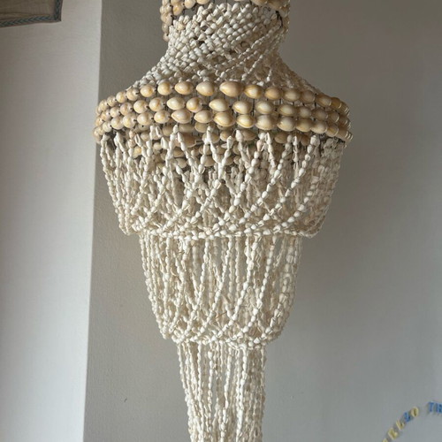 Chandelier used with natural shells