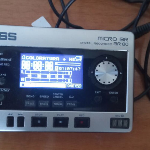 Boss Micro BR BR-80 portable recorder and studio