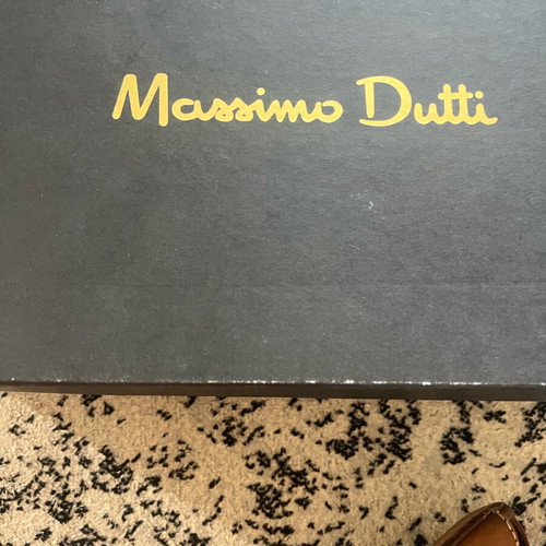 Massimo Dutti women's suede pumps size 37 like new, brown