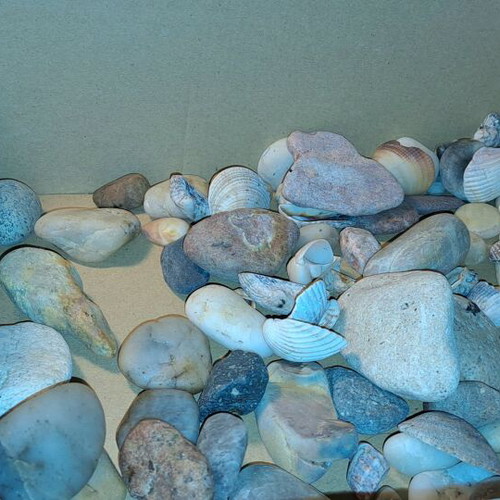 Rocks used, pack