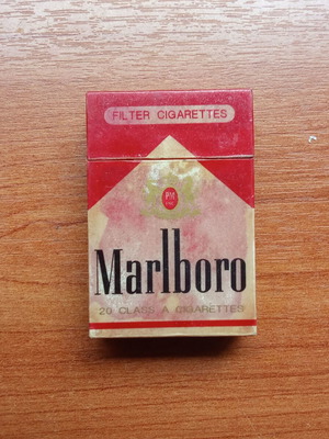 Αναπτήρας συλλεκτικός διαφημιστικός Marlboro μεταχειρισμένος, δεκαετίας 1990 promo