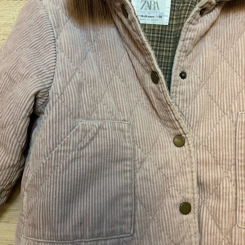 Zara corduroy jacket for girls 18-24 months like new