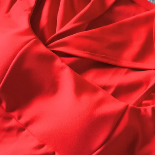 Long red dress new with zipper and Marmalady cups size M